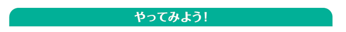 やってみよう!