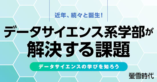 データサイエンス系学部が解決する課題