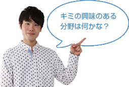 キミの興味のある 分野は何かな？