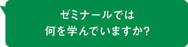 ゼミナールでは何を学んでいますか？