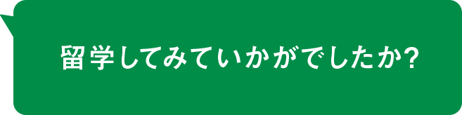 留学してみていかがでしたか？